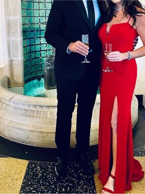 Xscape Red Dress gown